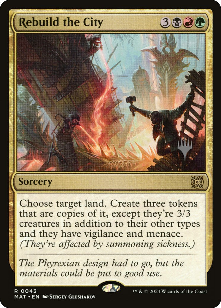 Rebuild the City (Promo Pack) [The Lost Caverns of Ixalan Promos] | Exor Games Truro