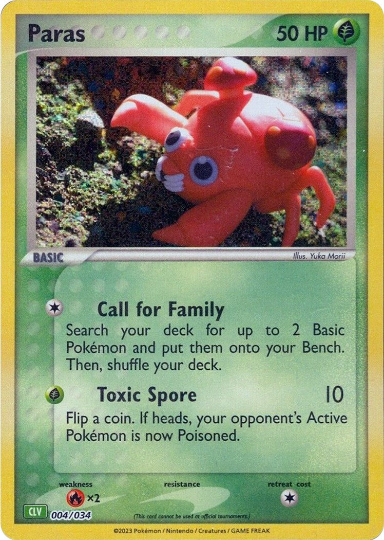 Paras [Trading Card Game Classic] | Exor Games Truro