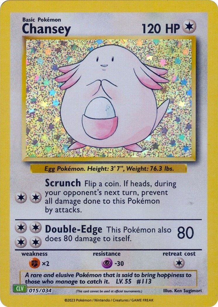 Chansey [Trading Card Game Classic] | Exor Games Truro