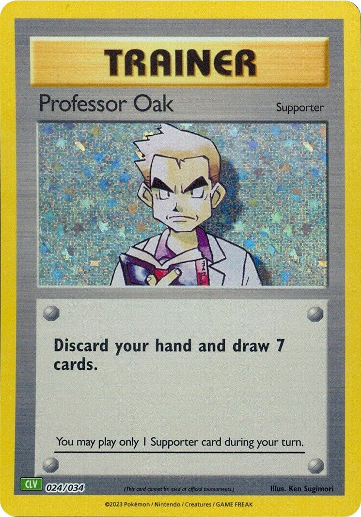 Professor Oak (CLV) [Trading Card Game Classic] | Exor Games Truro