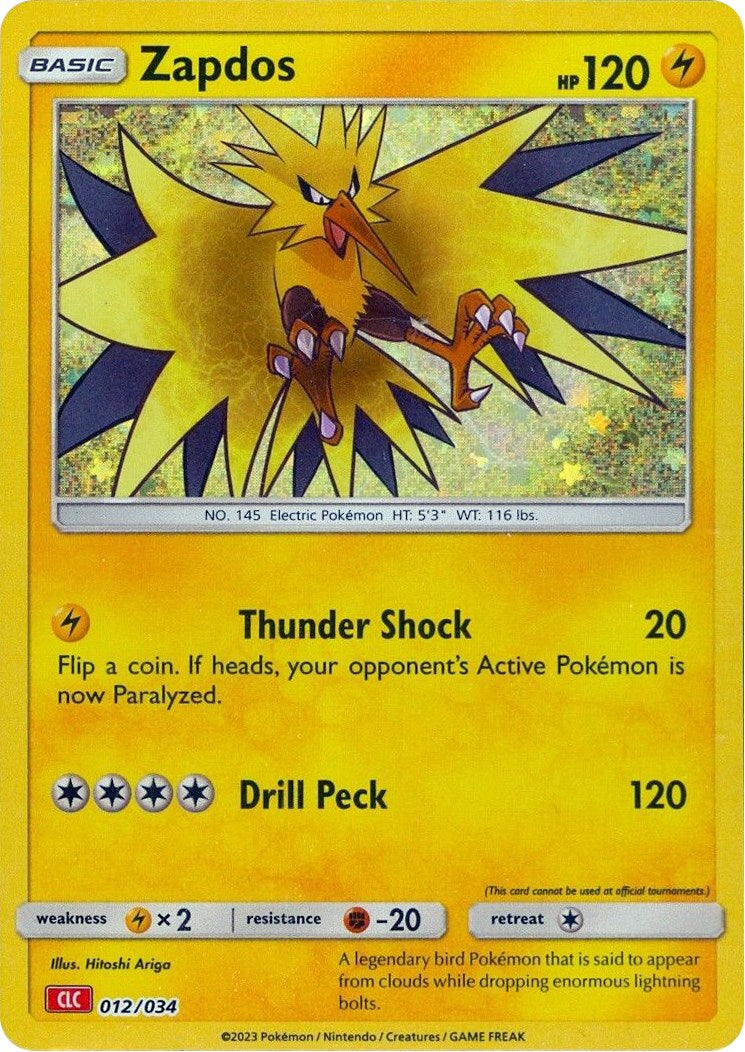 Zapdos [Trading Card Game Classic] | Exor Games Truro