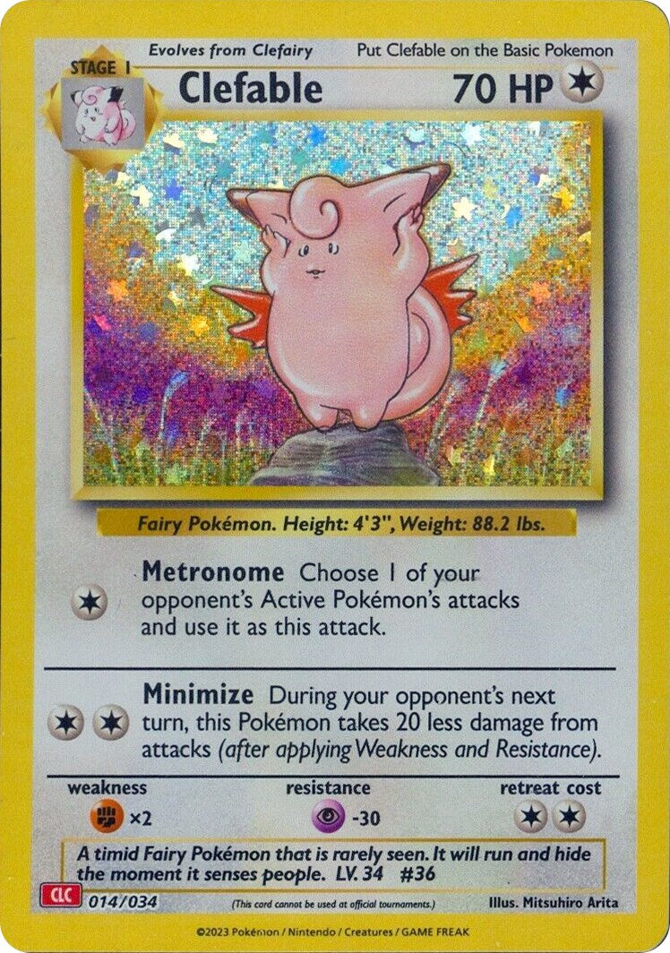 Clefable [Trading Card Game Classic] | Exor Games Truro