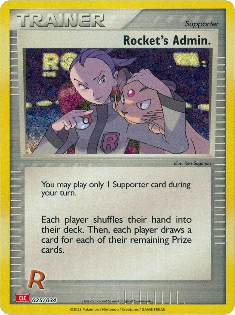 Rocket's Admin. (CLC) [Trading Card Game Classic] | Exor Games Truro