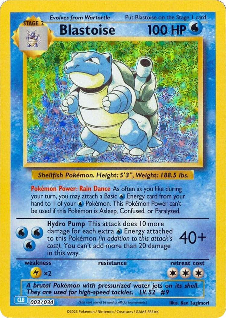 Blastoise [Trading Card Game Classic] | Exor Games Truro