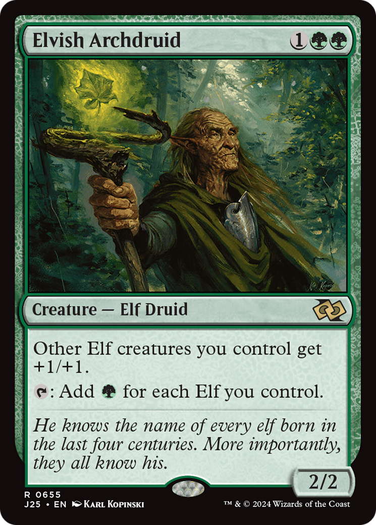 Elvish Archdruid [Foundations Jumpstart] | Exor Games Truro