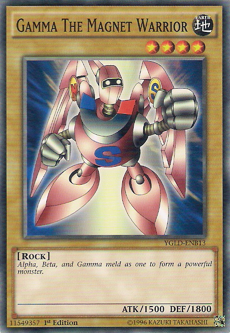Gamma The Magnet Warrior [YGLD-ENB13] Common | Exor Games Truro