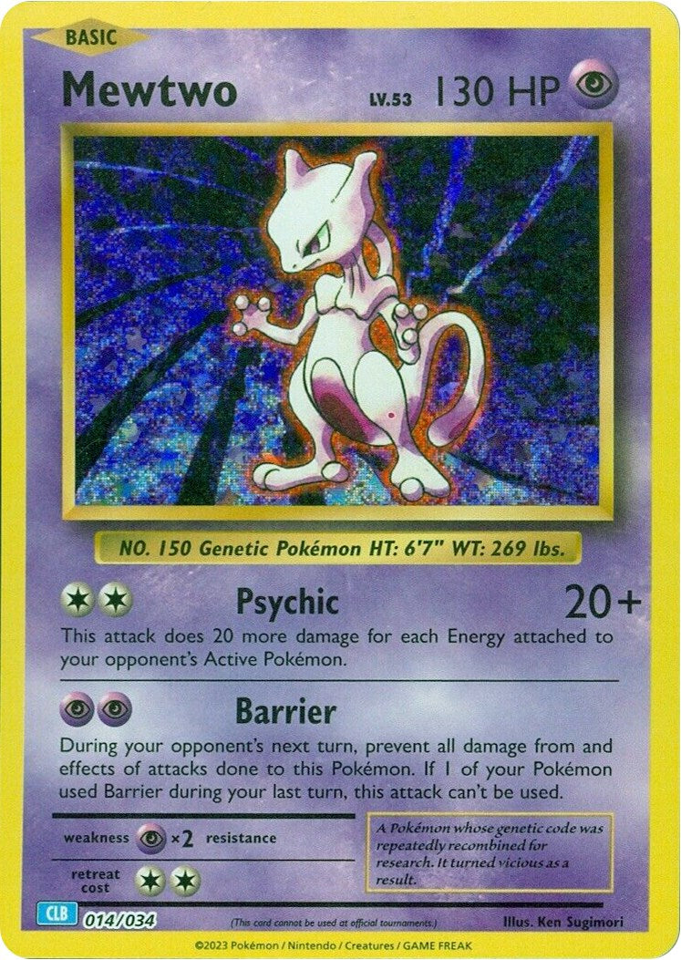 Mewtwo [Trading Card Game Classic] | Exor Games Truro