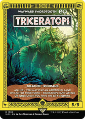 Triceratops - Wayward Swordtooth [Secret Lair Drop Series] | Exor Games Truro