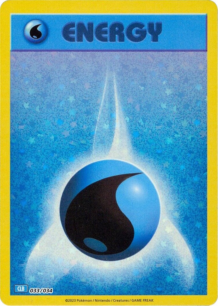 Basic Water Energy [Trading Card Game Classic] | Exor Games Truro