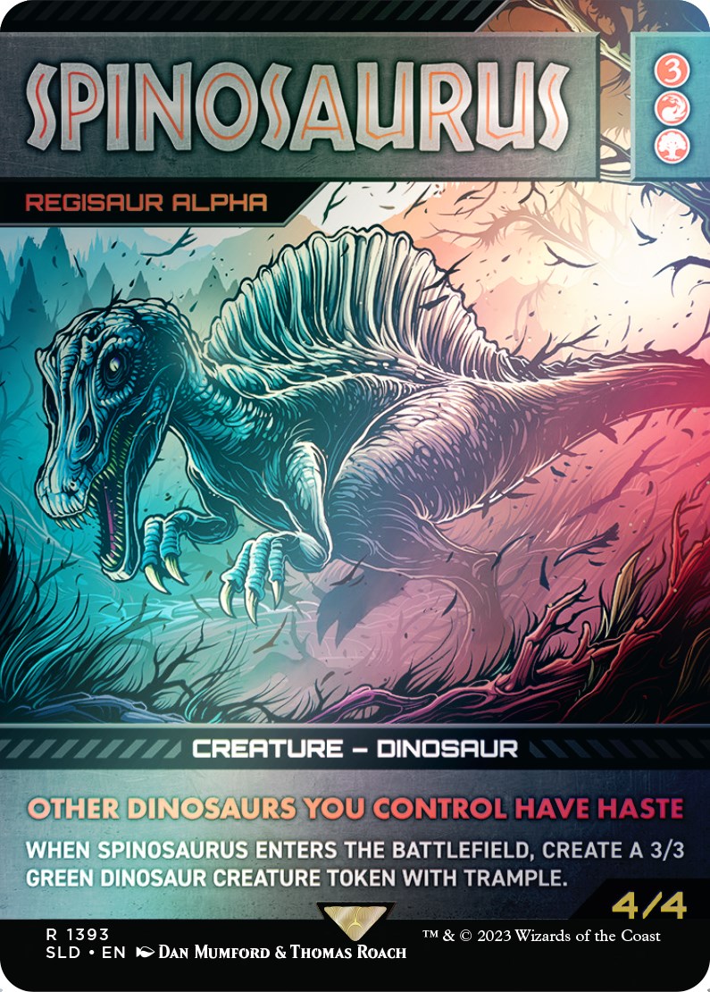 Spinosaurus - Regisaur Alpha (Rainbow Foil) [Secret Lair Drop Series] | Exor Games Truro