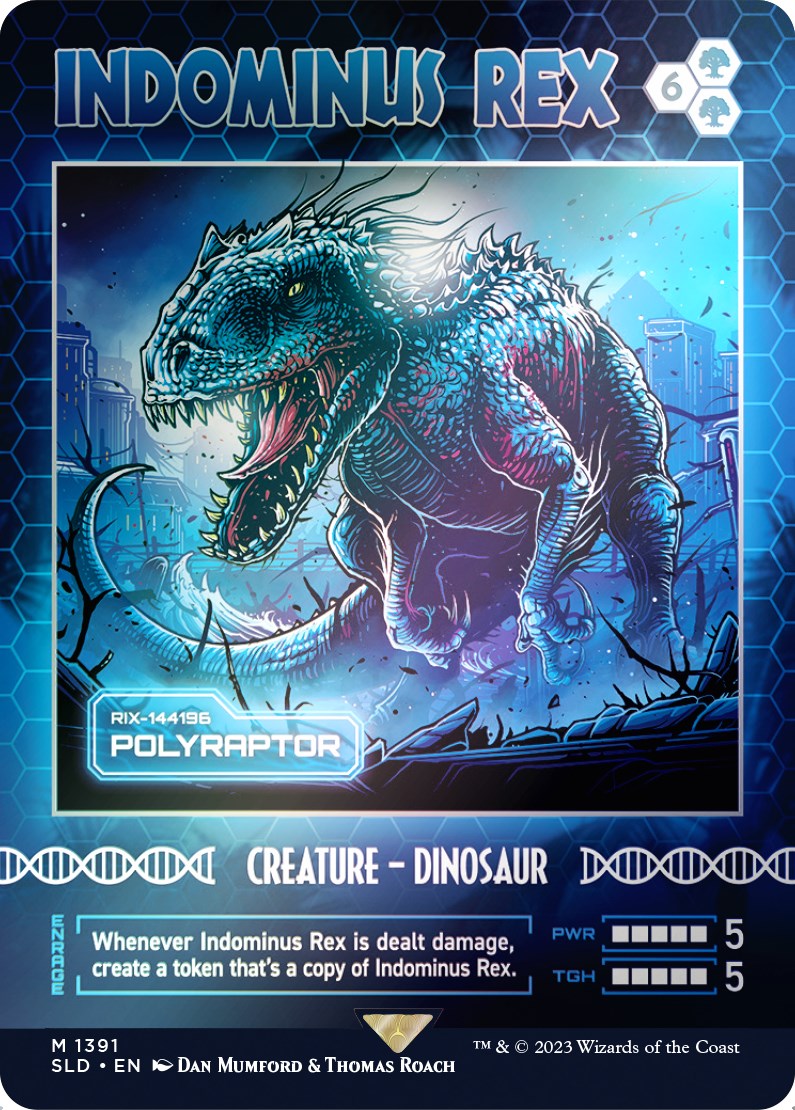 Indominus Rex - Polyraptor (Rainbow Foil) [Secret Lair Drop Series] | Exor Games Truro