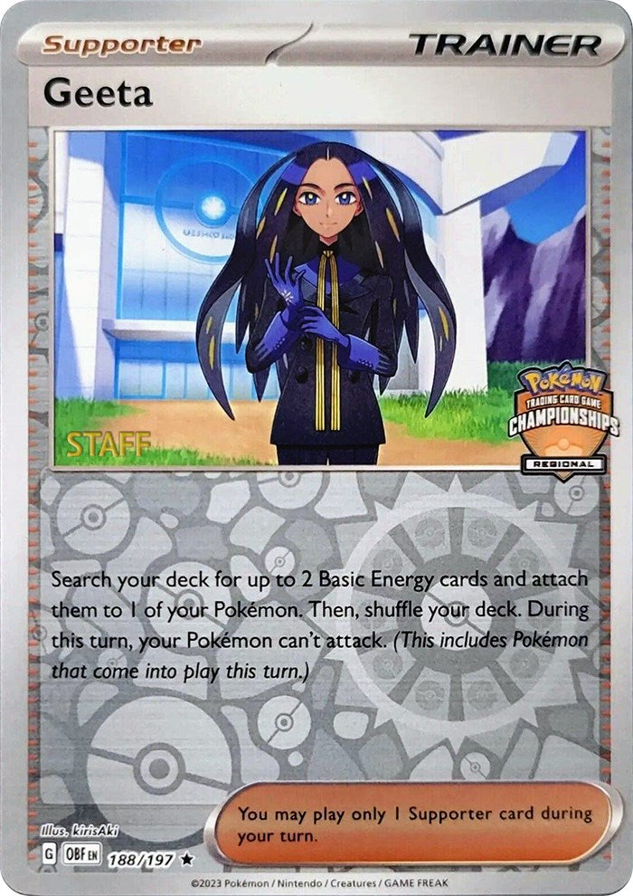 Geeta (188/197) (Staff Regional Championships) [League & Championship Cards] | Exor Games Truro