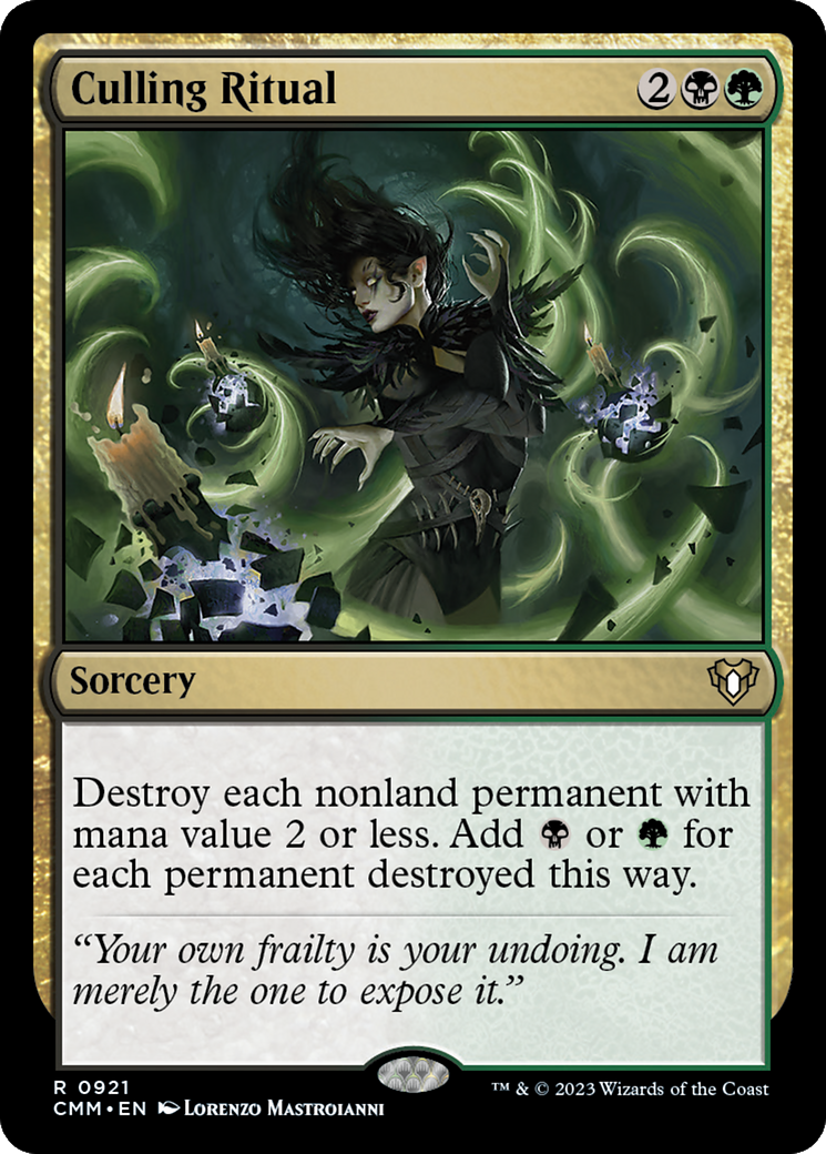Culling Ritual [Commander Masters] | Exor Games Truro