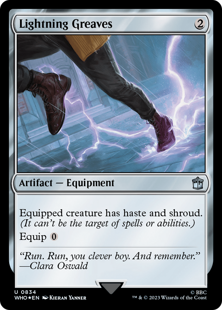 Lightning Greaves (Surge Foil) [Doctor Who] | Exor Games Truro