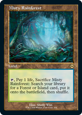 Misty Rainforest (Retro Foil Etched) [Modern Horizons 2] | Exor Games Truro