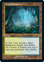 Misty Rainforest (Retro Foil Etched) [Modern Horizons 2] | Exor Games Truro