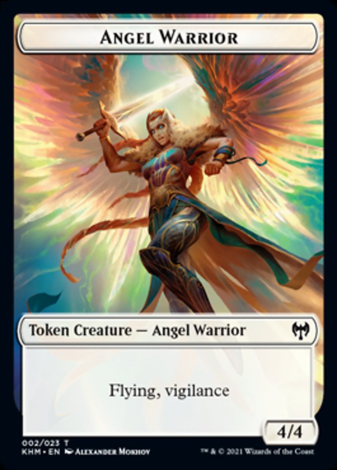 Angel Warrior Token [Kaldheim Tokens] | Exor Games Truro