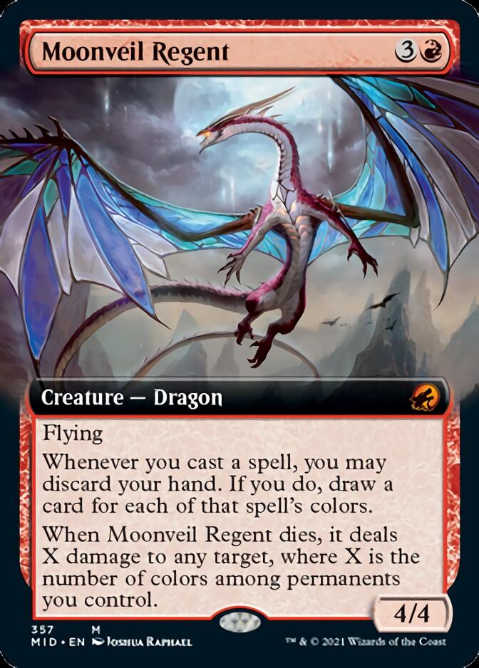 Moonveil Regent (Extended Art) [Innistrad: Midnight Hunt] | Exor Games Truro