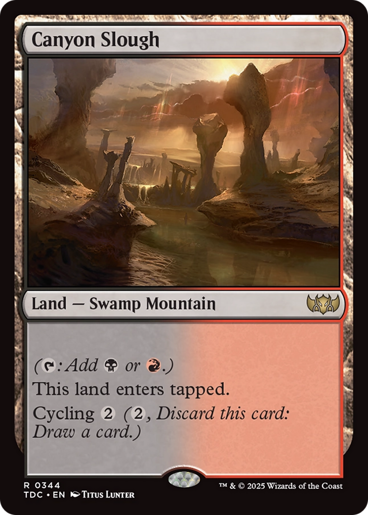 Canyon Slough [Tarkir: Dragonstorm Commander] | Exor Games Truro