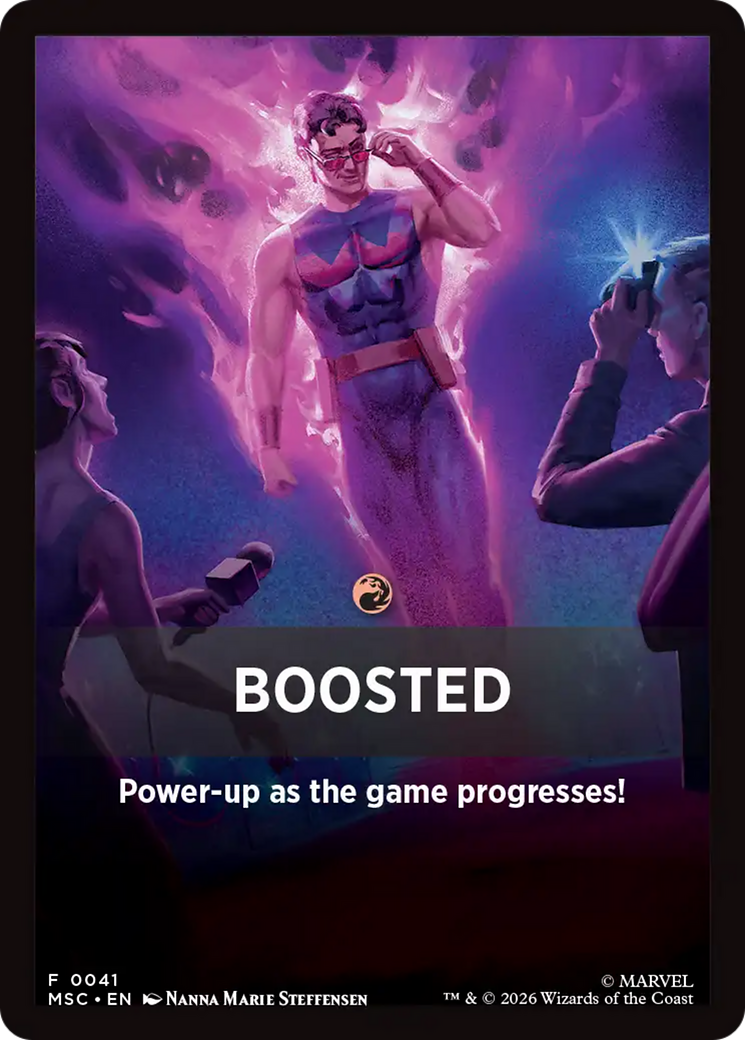 Boosted Theme Card [Marvel Super Heroes Commander] | Exor Games Truro