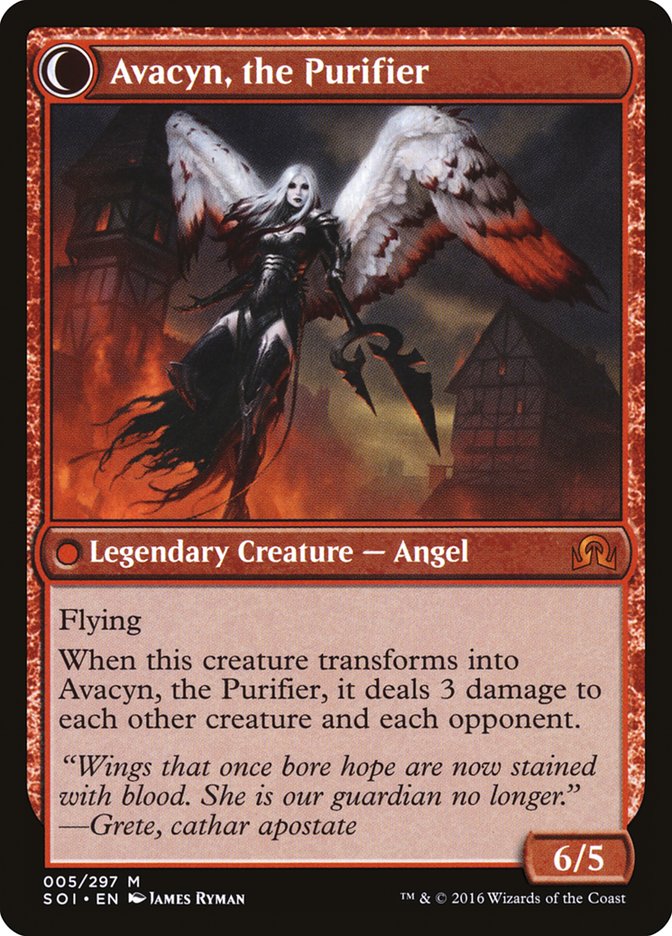 Archangel Avacyn // Avacyn, the Purifier [Shadows over Innistrad] | Exor Games Truro