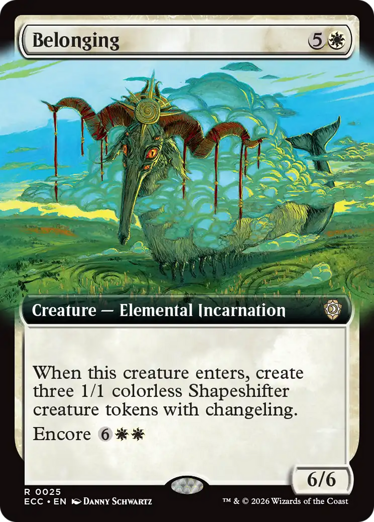 Belonging (Extended Art) [Lorwyn Eclipsed Commander] | Exor Games Truro