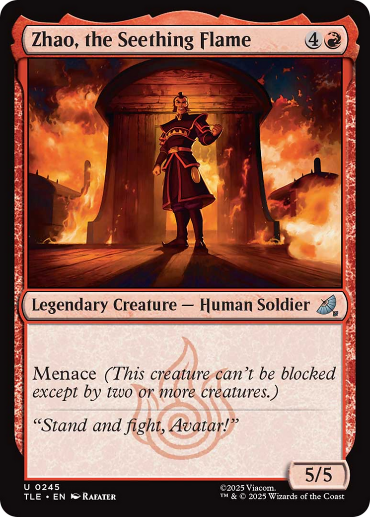 Zhao, the Seething Flame [Avatar: The Last Airbender: Eternal-Legal] | Exor Games Truro
