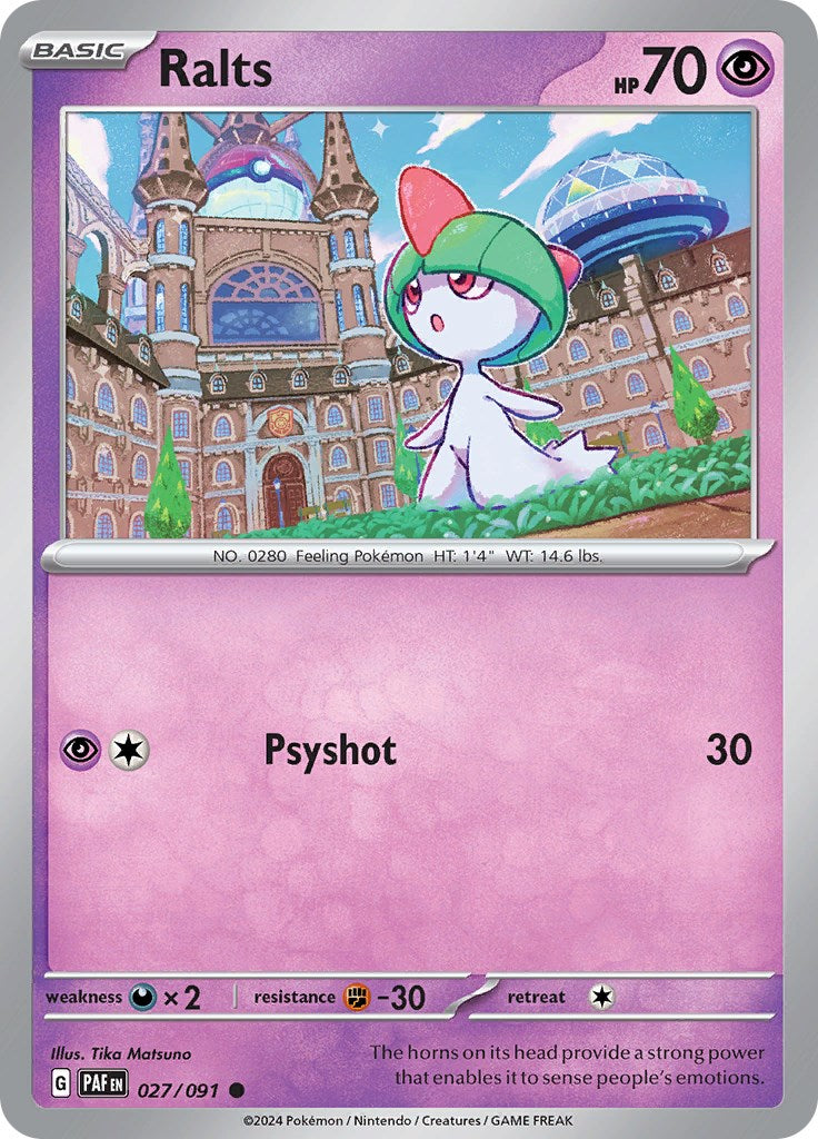 Ralts (027/091) [Scarlet & Violet: Paldean Fates] | Exor Games Truro