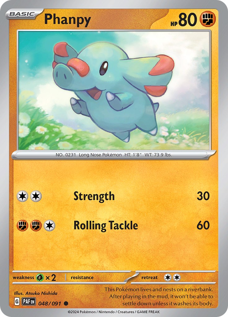 Phanpy (048/091) [Scarlet & Violet: Paldean Fates] | Exor Games Truro
