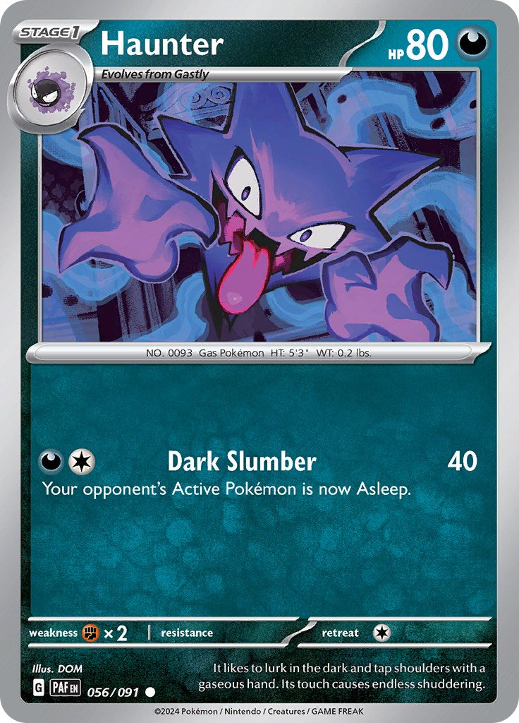 Haunter (056/091) [Scarlet & Violet: Paldean Fates] | Exor Games Truro