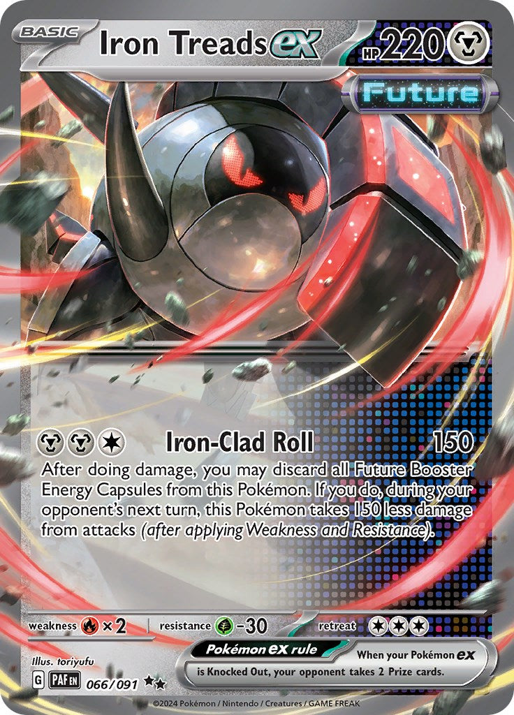 Iron Treads ex (066/091) [Scarlet & Violet: Paldean Fates] | Exor Games Truro