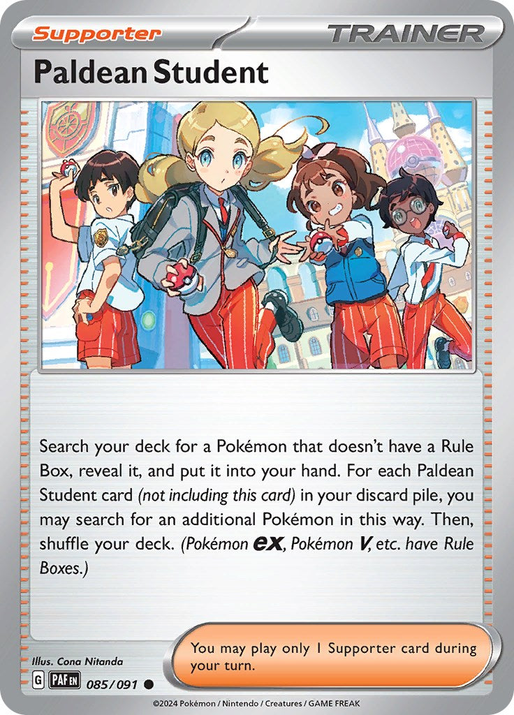 Paldean Student (085/091) [Scarlet & Violet: Paldean Fates] | Exor Games Truro