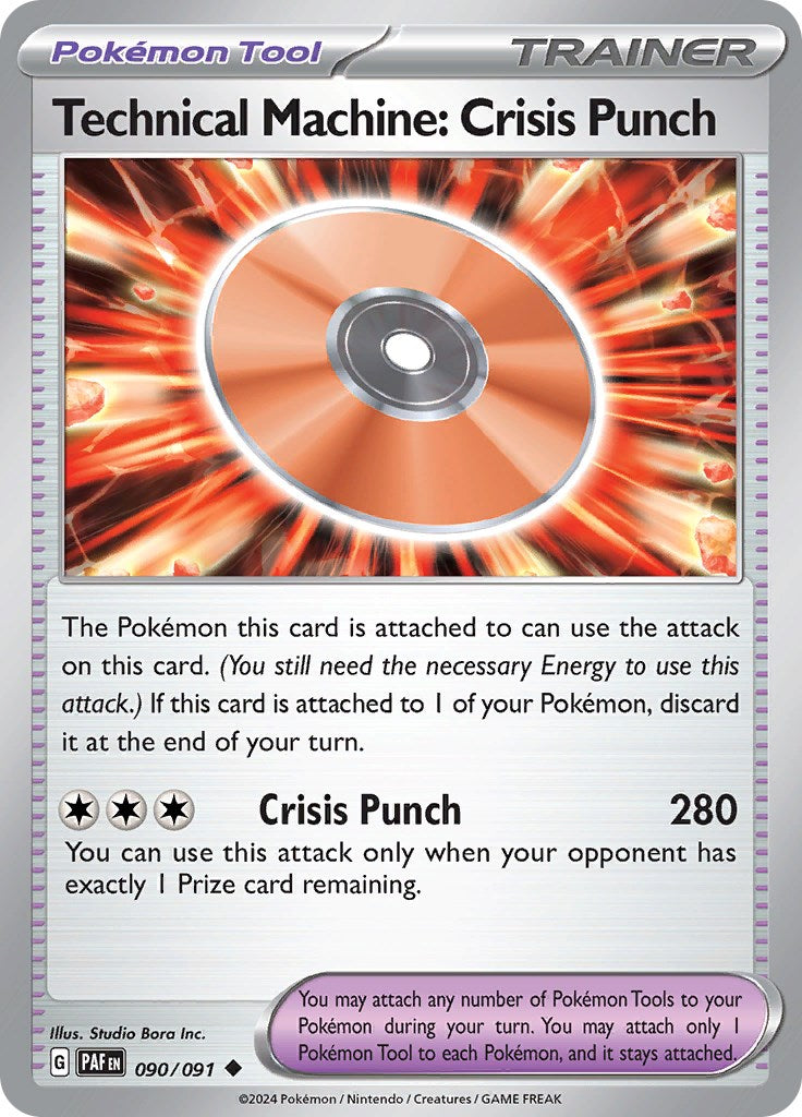 Technical Machine: Crisis Punch (090/091) [Scarlet & Violet: Paldean Fates] | Exor Games Truro