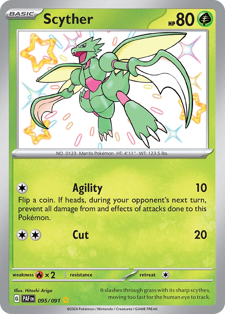 Scyther (095/091) [Scarlet & Violet: Paldean Fates] | Exor Games Truro