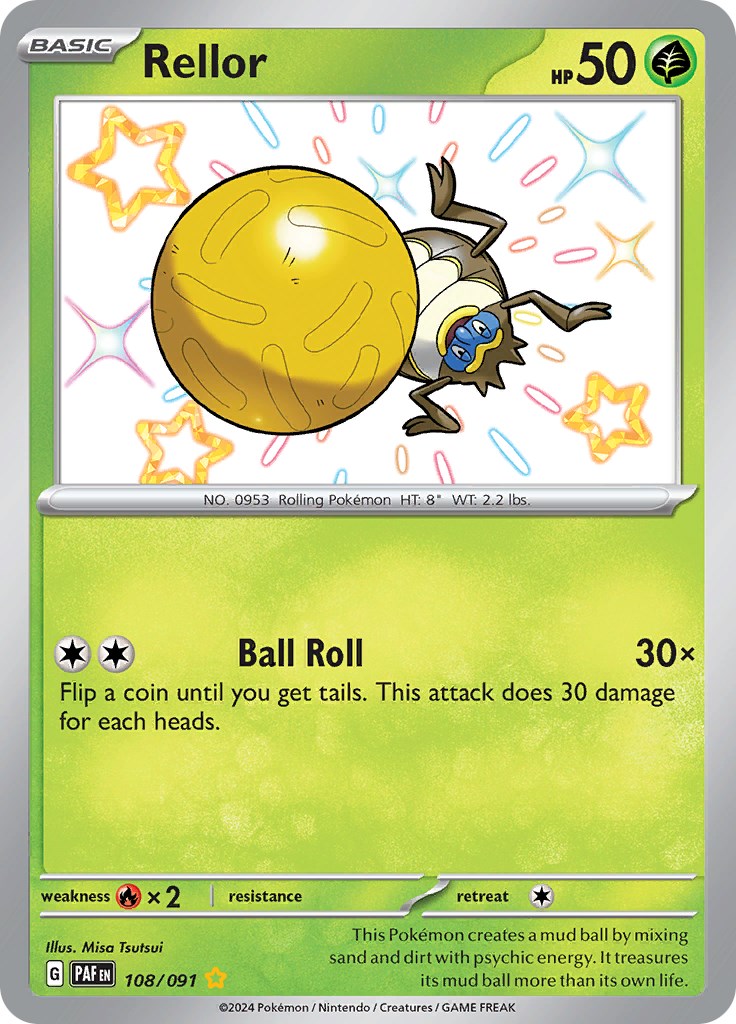 Rellor (108/091) [Scarlet & Violet: Paldean Fates] | Exor Games Truro
