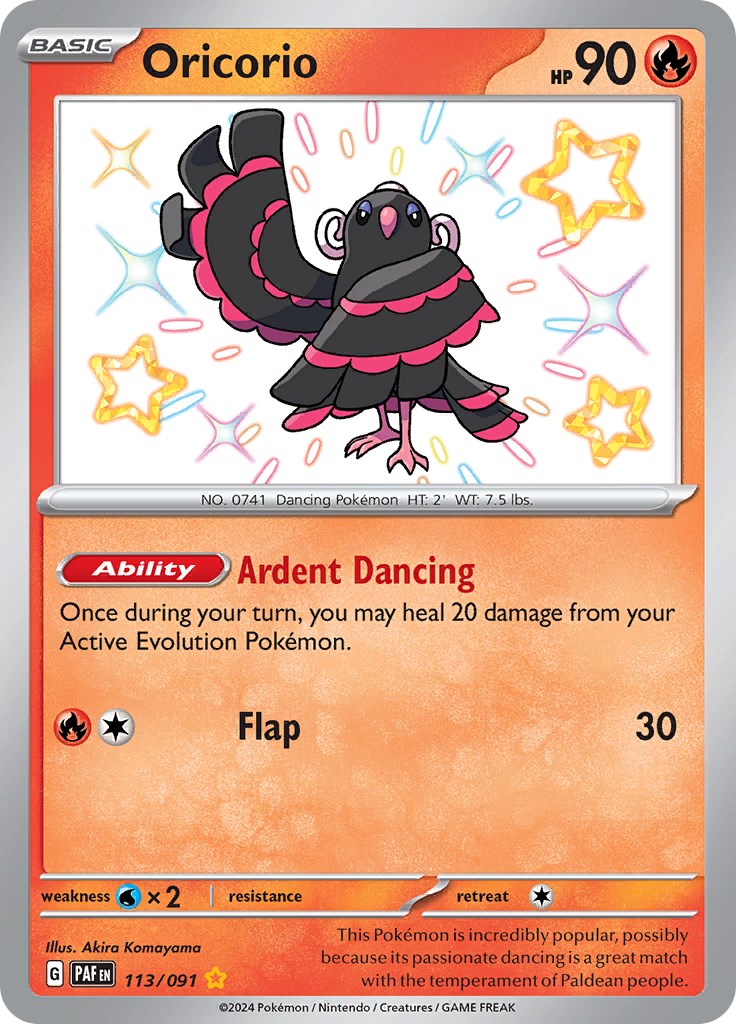 Oricorio (113/091) [Scarlet & Violet: Paldean Fates] | Exor Games Truro