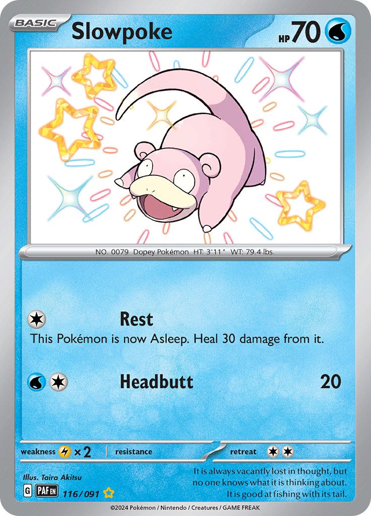 Slowpoke (116/091) [Scarlet & Violet: Paldean Fates] | Exor Games Truro