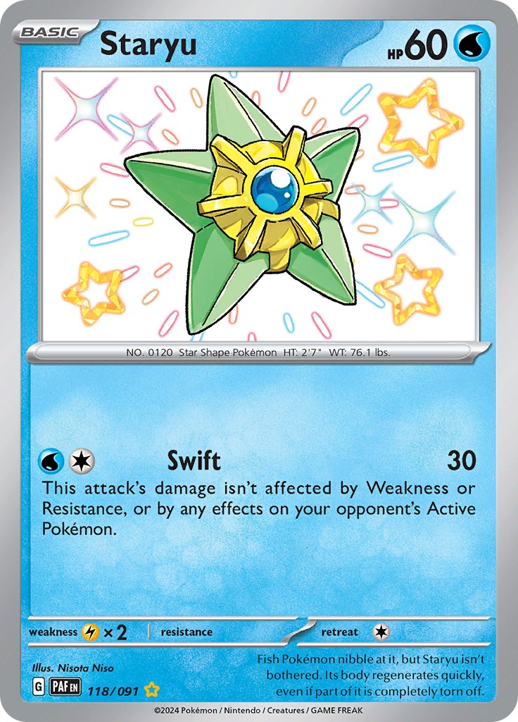 Staryu (118/091) [Scarlet & Violet: Paldean Fates] | Exor Games Truro