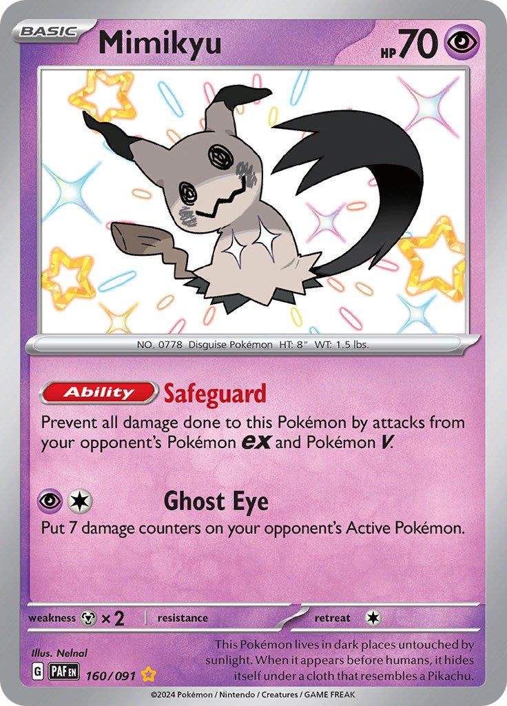 Mimikyu -160/091 [Scarlet & Violet: Paldean Fates] | Exor Games Truro