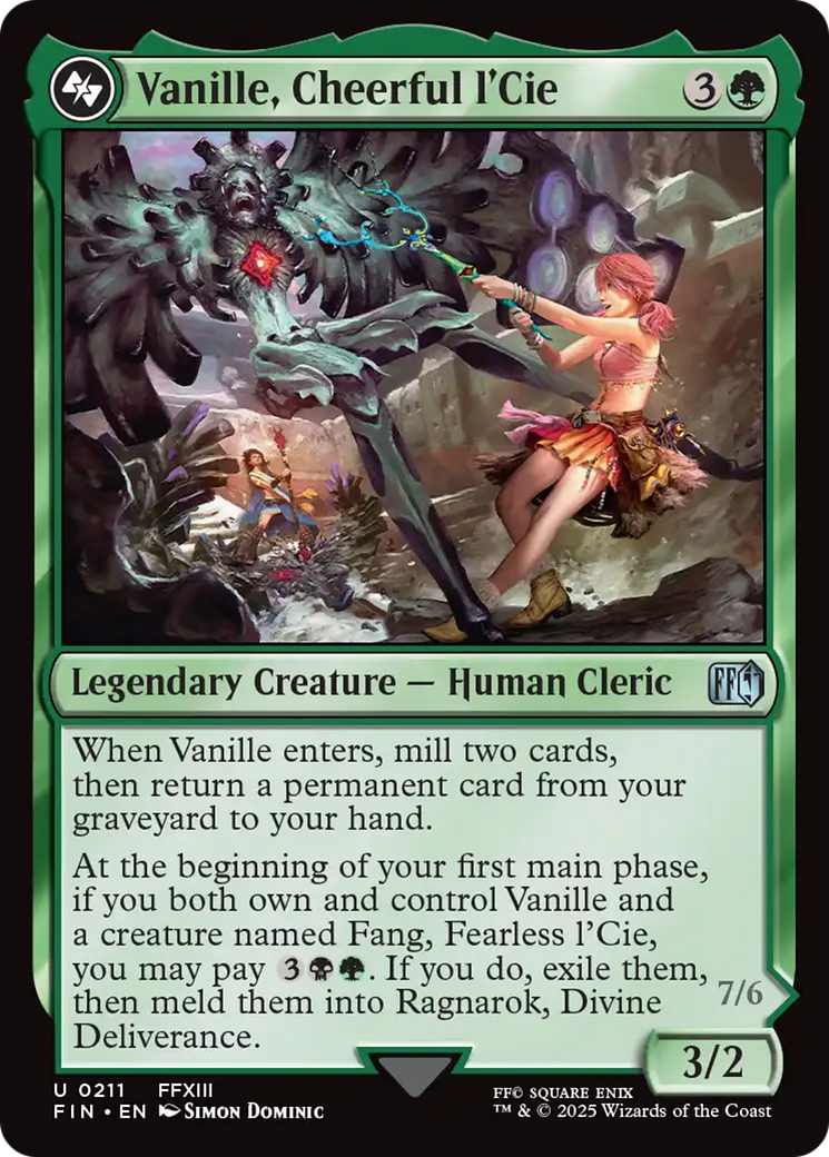 Vanille, Cheerful l'Cie // Ragnarok, Divine Deliverance [FINAL FANTASY] | Exor Games Truro
