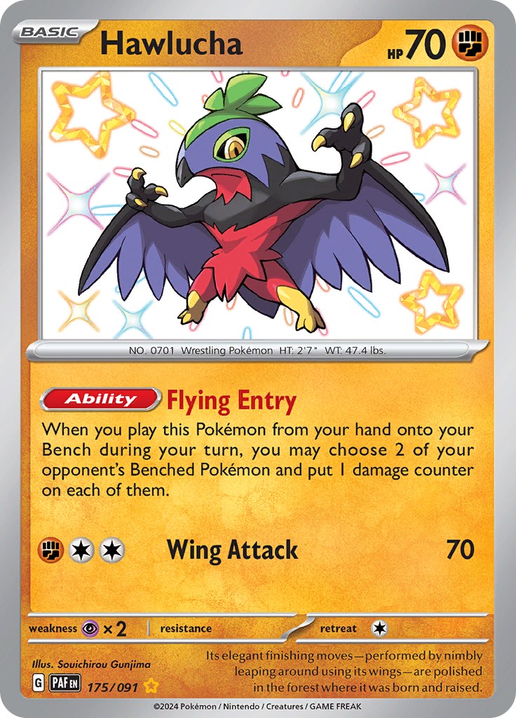 Hawlucha (175/091) [Scarlet & Violet: Paldean Fates] | Exor Games Truro