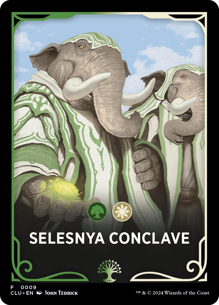 Selesnya Conclave Theme Card [Ravnica: Clue Edition Tokens] | Exor Games Truro