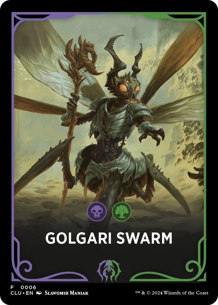 Golgari Swarm Theme Card [Ravnica: Clue Edition Tokens] | Exor Games Truro