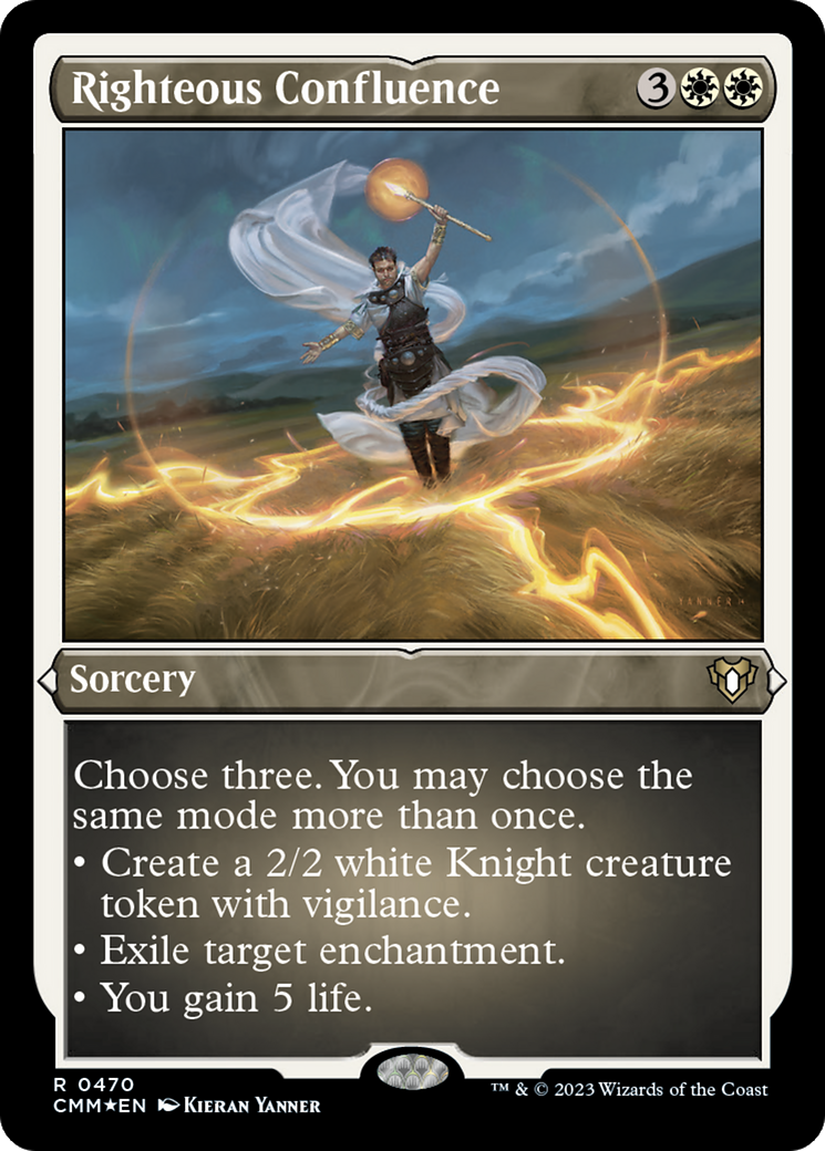 Righteous Confluence (Foil Etched) [Commander Masters] | Exor Games Truro