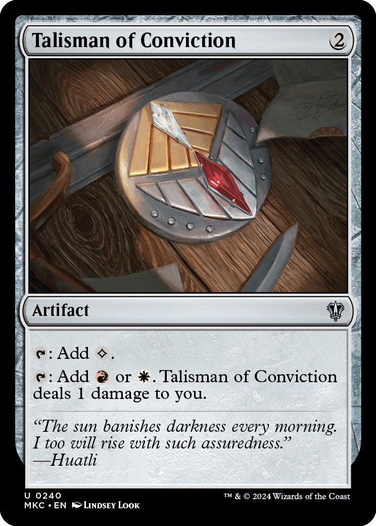 Talisman of Conviction [Murders at Karlov Manor Commander] | Exor Games Truro