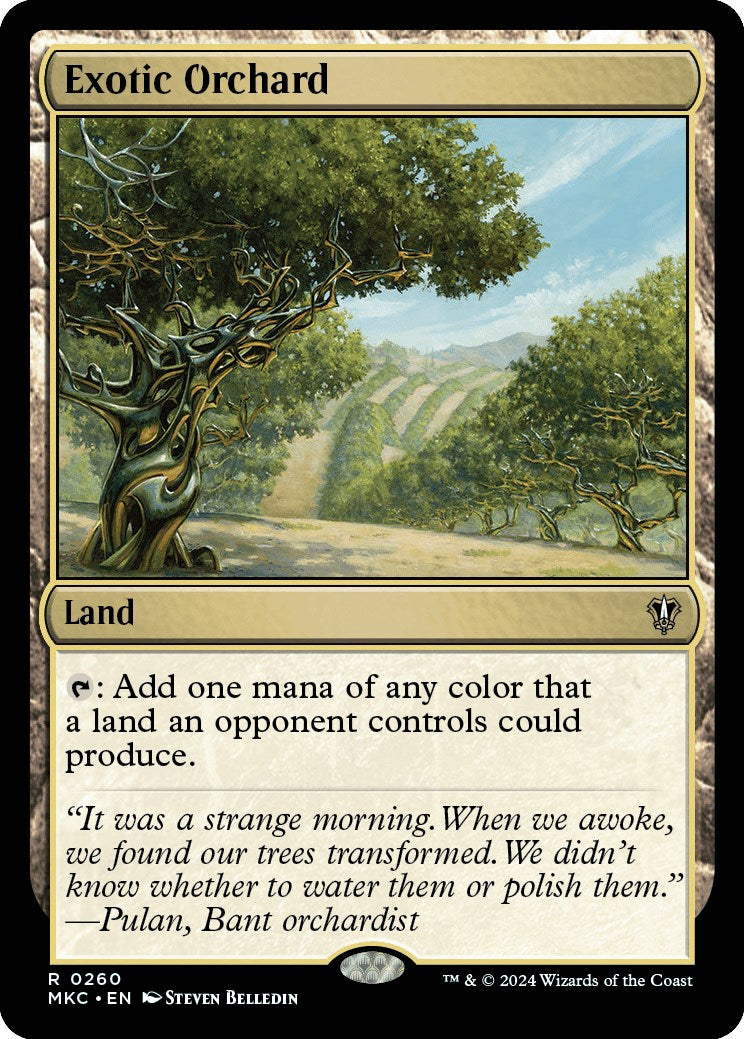 Exotic Orchard [Murders at Karlov Manor Commander] | Exor Games Truro