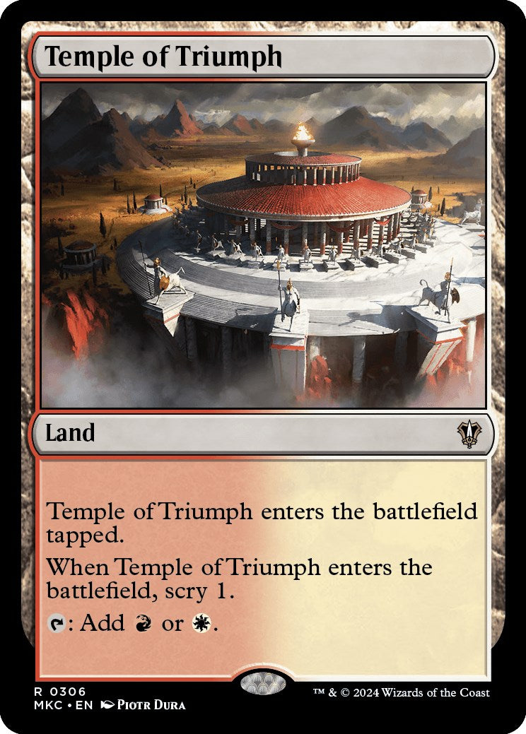 Temple of Triumph [Murders at Karlov Manor Commander] | Exor Games Truro