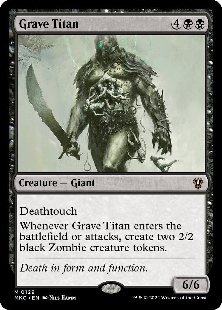 Grave Titan [Murders at Karlov Manor Commander] | Exor Games Truro