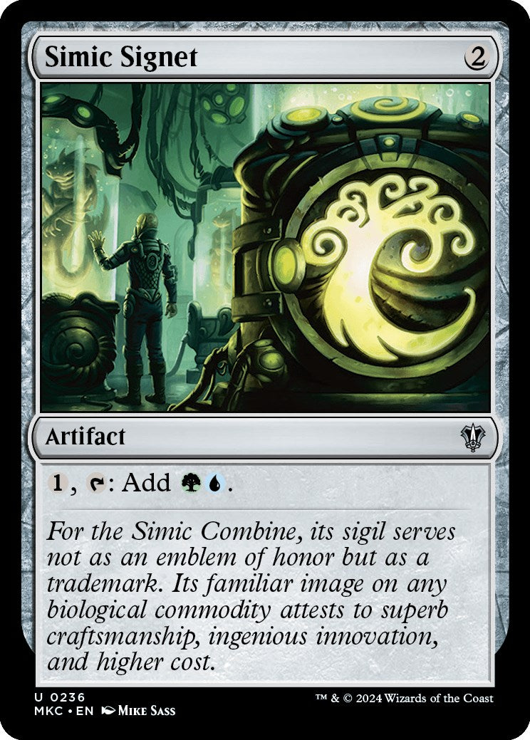 Simic Signet [Murders at Karlov Manor Commander] | Exor Games Truro