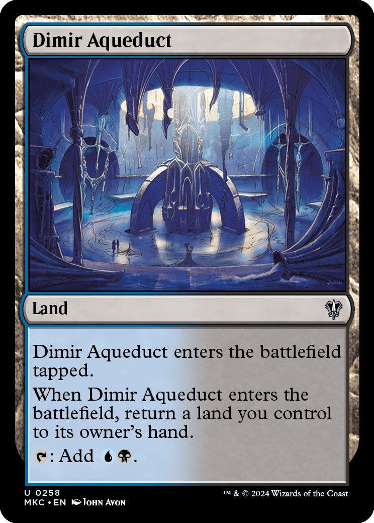Dimir Aqueduct [Murders at Karlov Manor Commander] | Exor Games Truro
